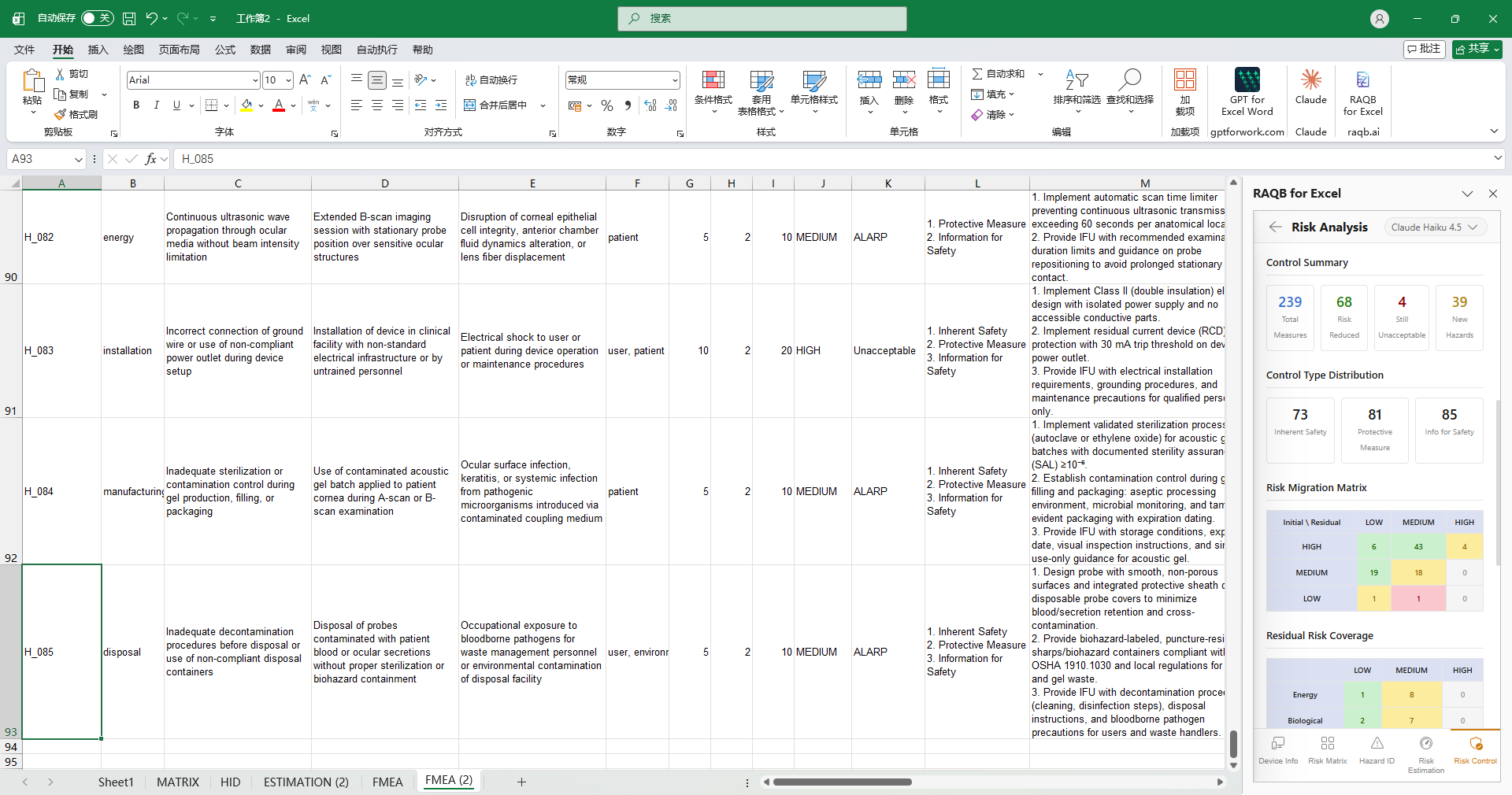 Medical Device Risk Analysis — 2/2